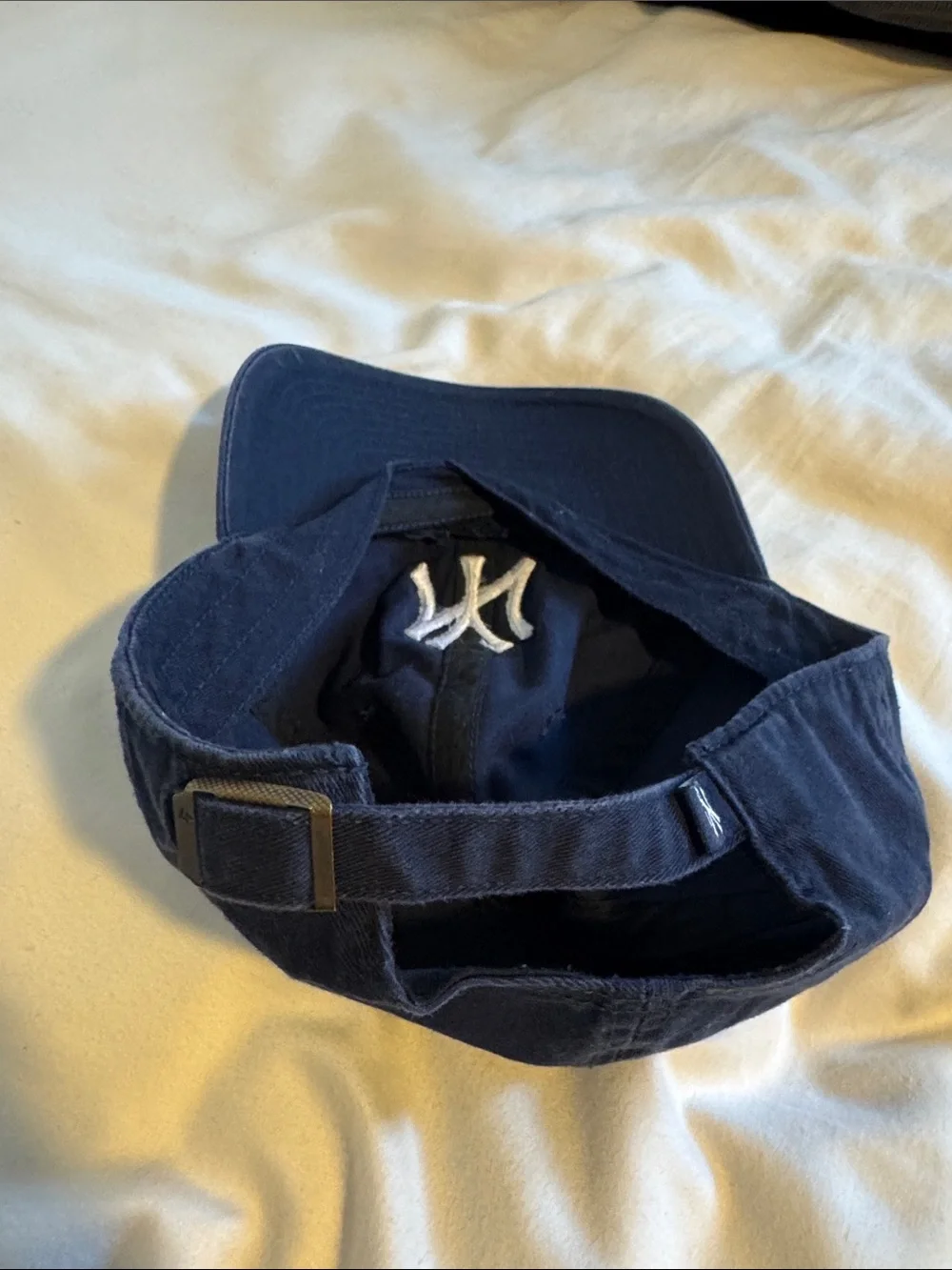 '47 Kids Navy New York Yankees Logo Cap